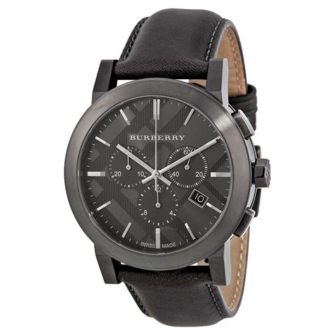 mens burberry gray watch|clearance burberry watches.